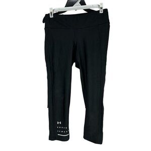 Under Armour HeatGear Compression Pant Size M Black Womens Activewear